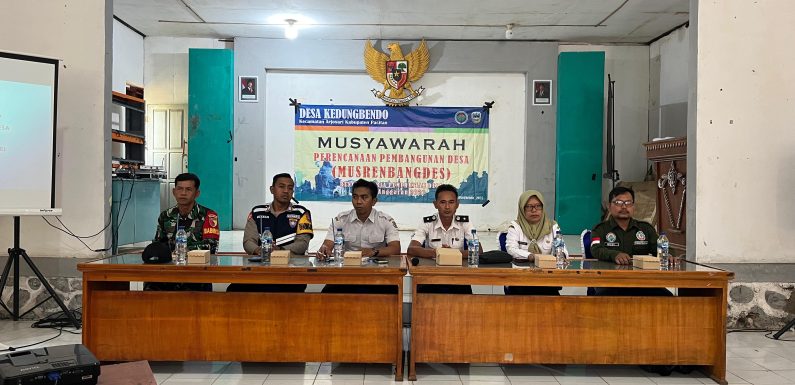 Musyawarah Desa ” RKPDes Tahun 2026 ” Desa Kedungbendo