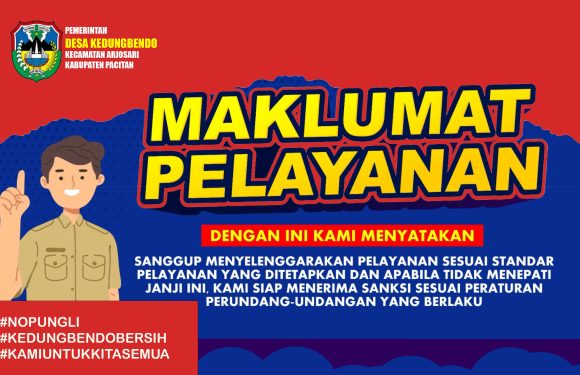 Maklumat Pelayanan Di Desa Kedungbendo
