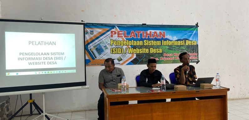 PELATIHAN SISTEM INFORMASI DESA ( SID )/WEBSITE DESA